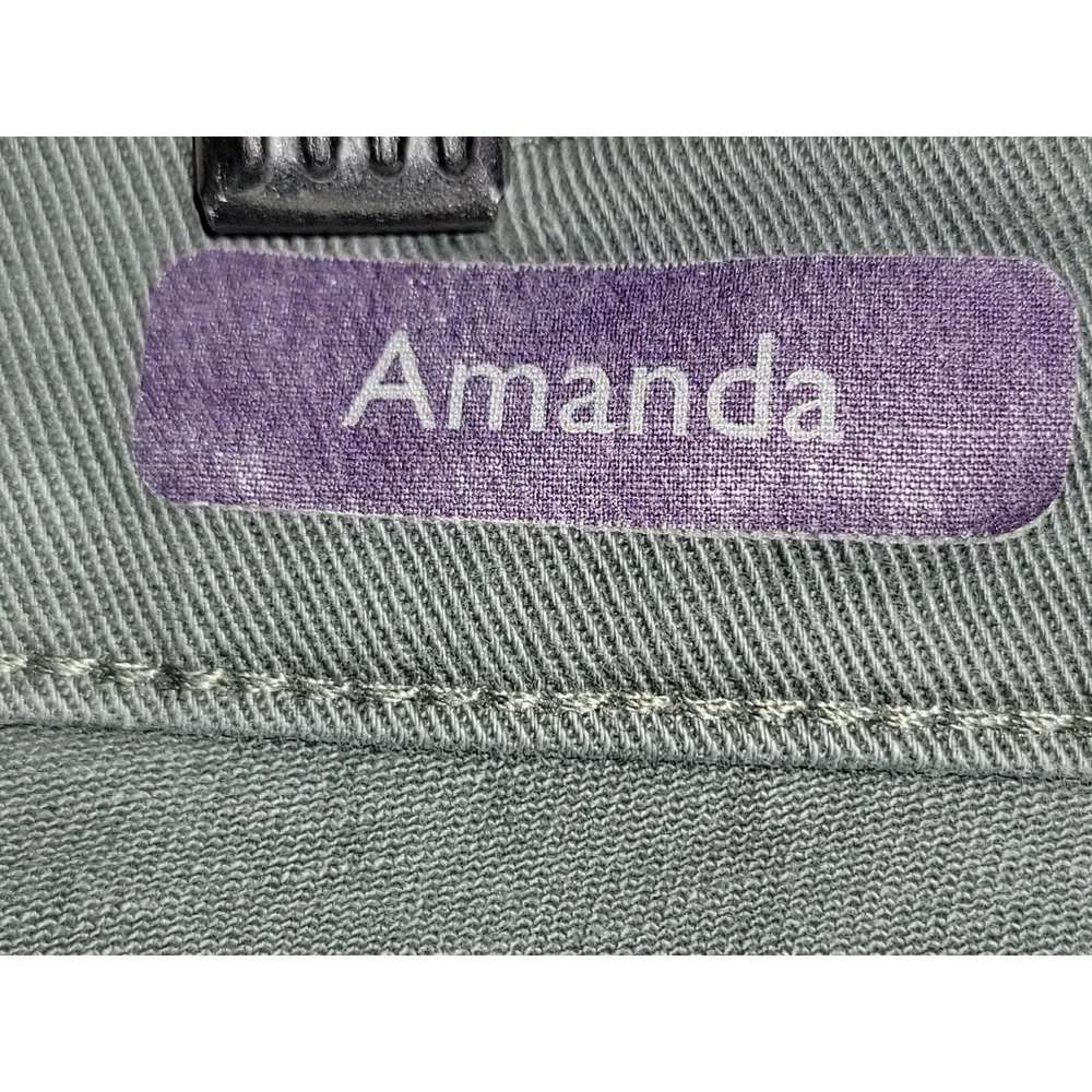 Gloria Vanderbilt Amanda Denim Jeans Womens Pockets Stretch‎ Gray Size 24 W